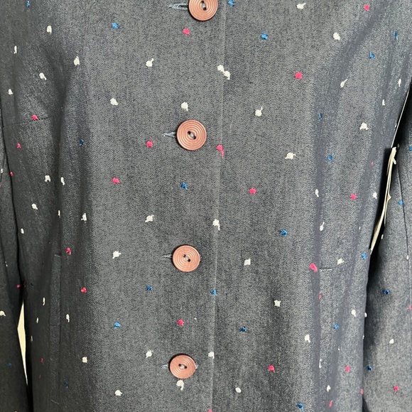 NWT - Mondo Denim Look Polka-Dot Jacket. NWT. with. Size 10 - Picture 5 of 14